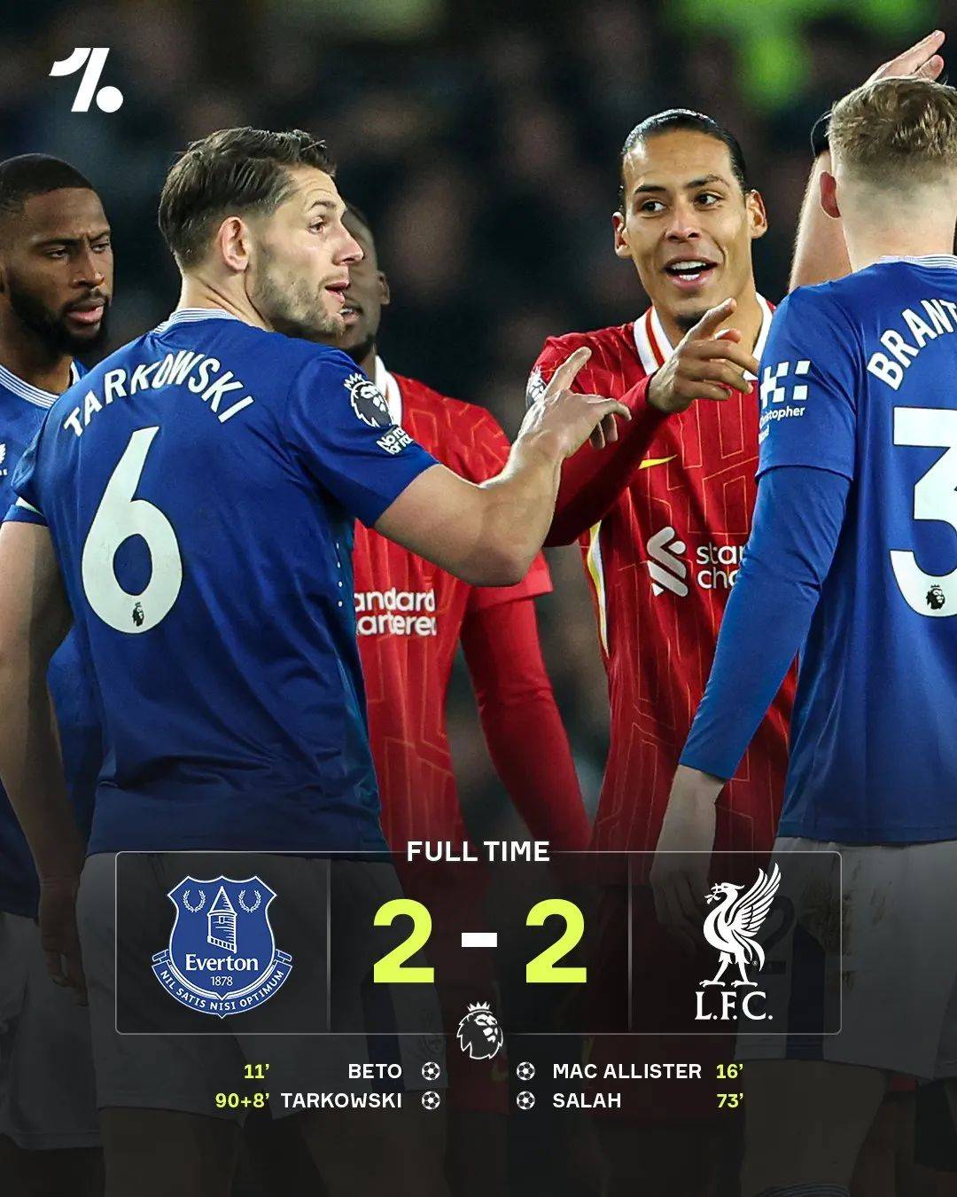 利物浦客场告捷,埃弗顿遭遇连败 利物浦客场告捷,埃弗顿遭遇连败